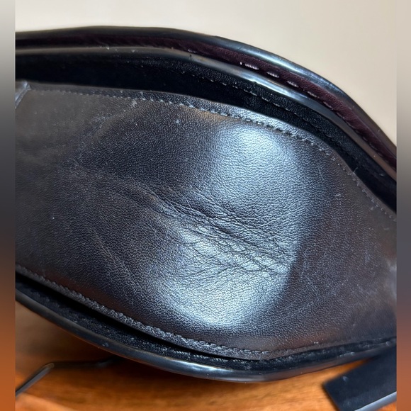 Coach Swagger 20 Saddle Black Leather Shoulder Crossbody 18858 EUC - Picture 14 of 17